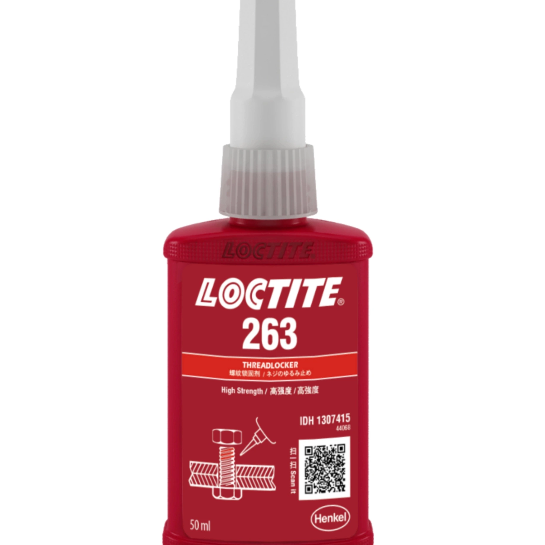 Wyw02 Loctite 243 Threadlocker ارتفاع درجة الحرارة اللاهوائية لاصق ختم معدني عالمي