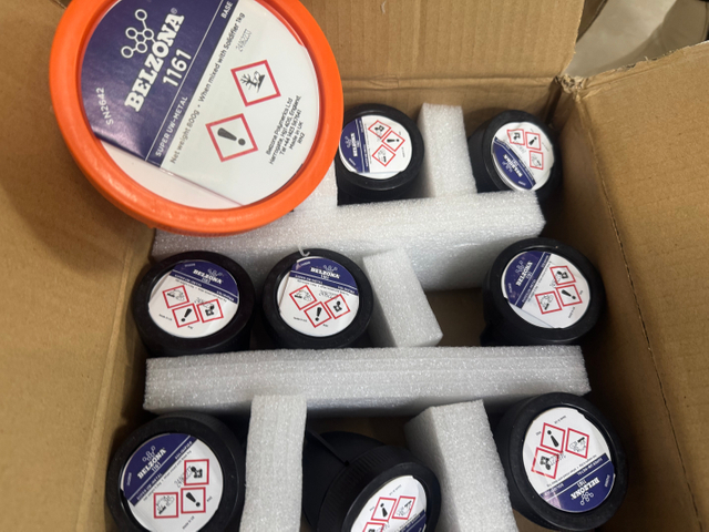 FM Belzona 1121 (Super XL-Metal) إصلاح المعادن عامل الإصلاح الصناعي للمينا المعدني من الفولاذ المقاوم للصدأ