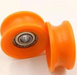 كل حجم نافذة انزلاق بكرة أسطوانية الأثاث درج تحمل البلاستيك بكرة عجلة تحمل