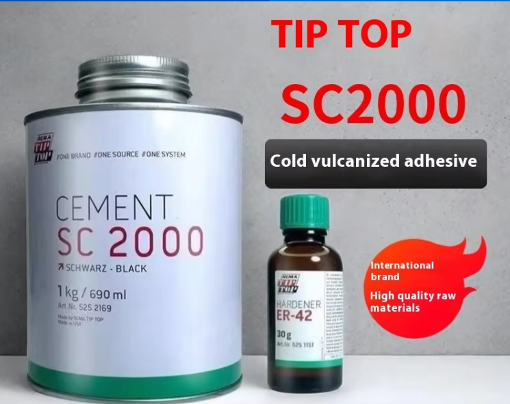 ZSQ TIP TOP SC2000 SC4000 Epoxy Glue Belt Cold Prolcanization Conting for Woodsworking Rubber لاصق غراء بارد