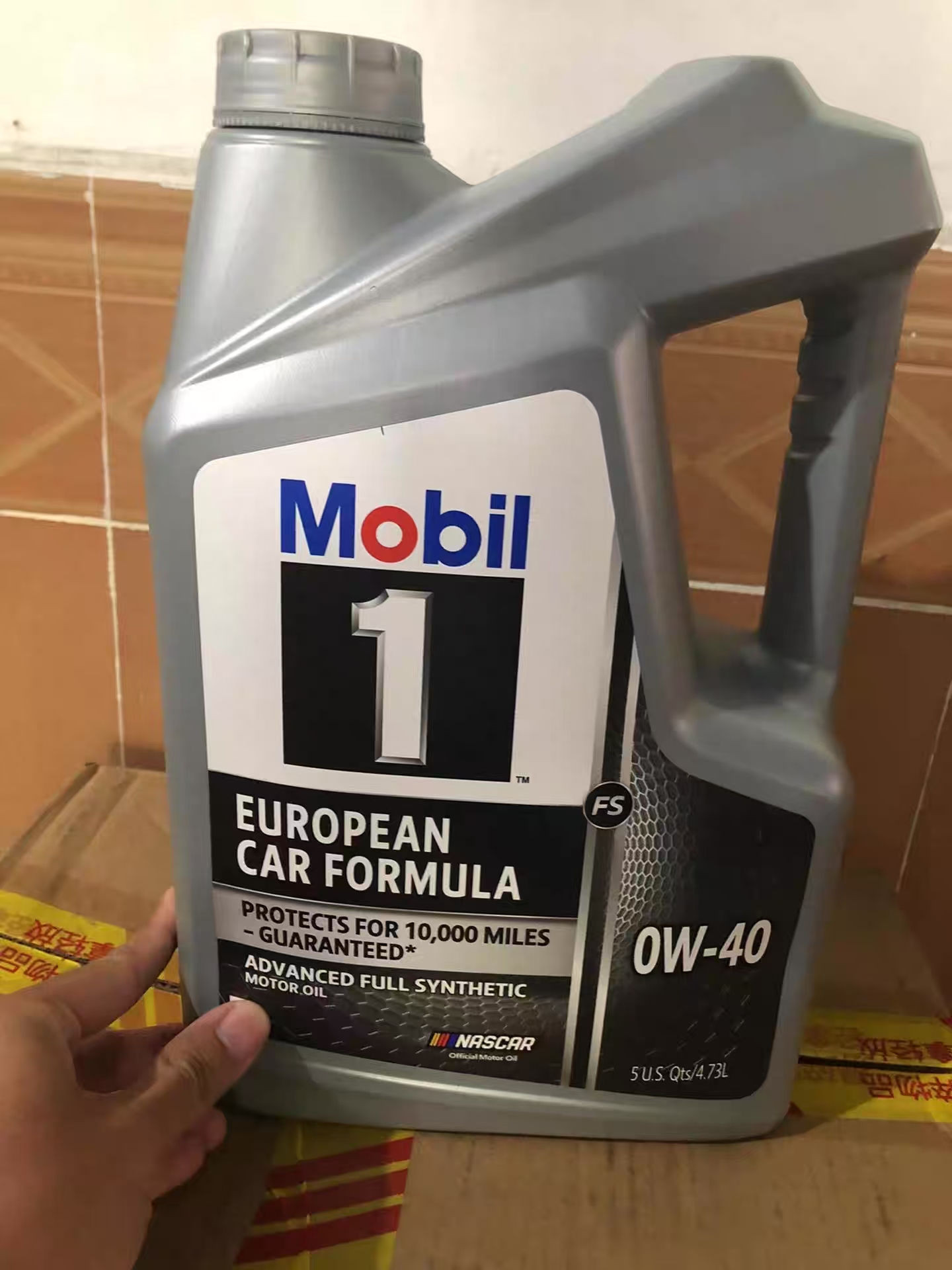 ZYQ3 Mobil 1 صيغة سيارة أوروبية 0W40 4.73 لتر موبيل 1 زيت المحرك عالي الأداء زيوت التشحيم والنظافة