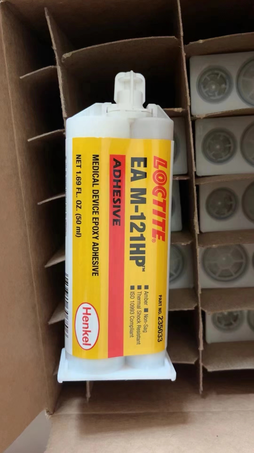 FM37 LOCTITE EA9466 EA9483 50ML 2-جزء، أصفر، لاصق إيبوكسي رابط هيكلي