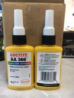 FM40 Loctite AA 366 لاصق هيكلي معالج بالأشعة فوق البنفسجية ذو لزوجة متوسطة سريع التثبيت